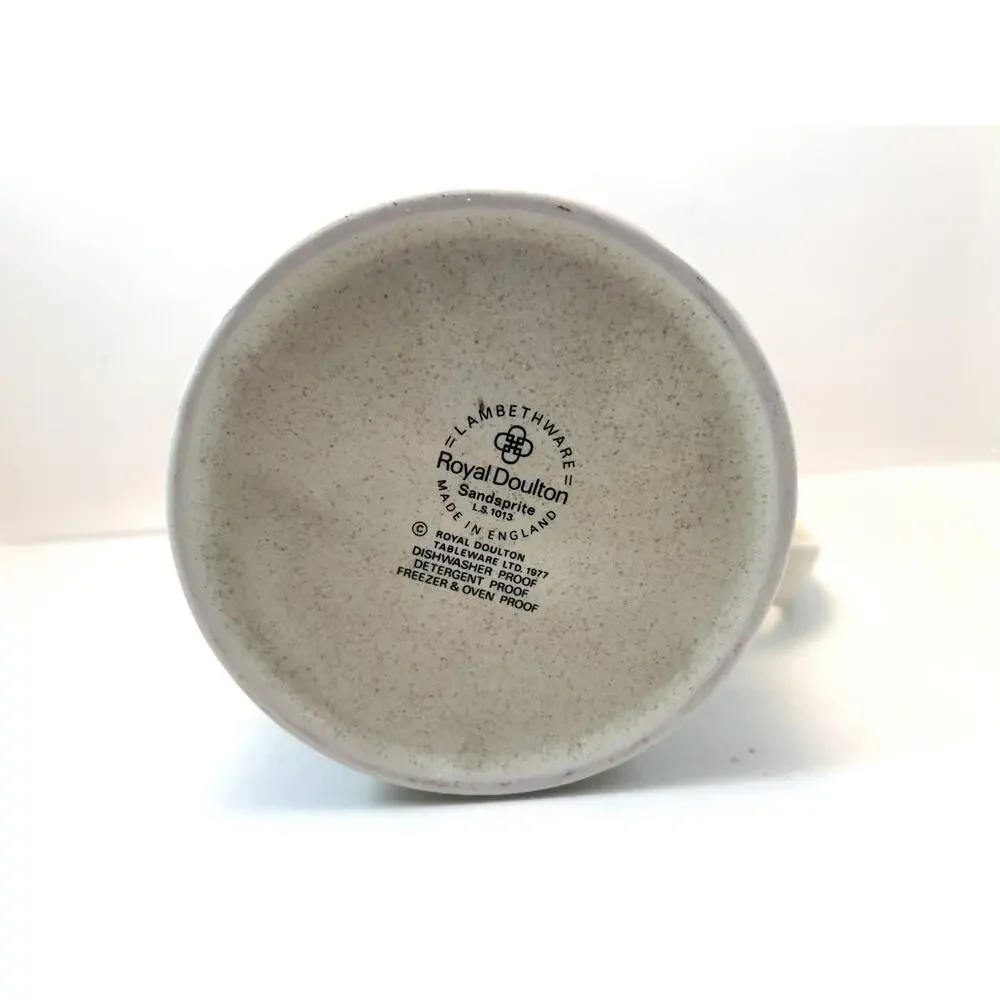 Royal Doulton Lambethware Sandsprite‎ Coffee Pot & Lid LS 1013 Tea England MINT - Picture 7 of 8